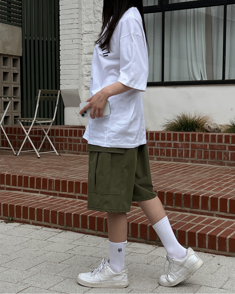 ナイロンカーゴハーフパンツ | ファッション通販サイト NUGU