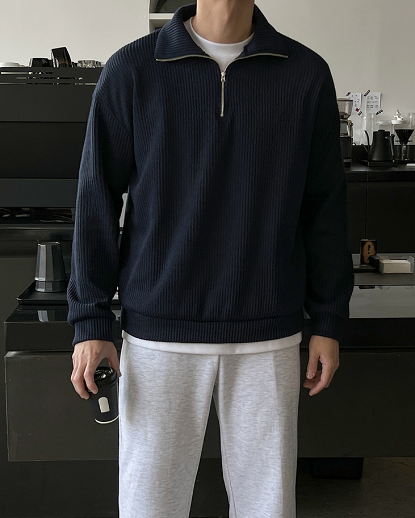 ハーフジップニット | ファッション通販サイト NUGU