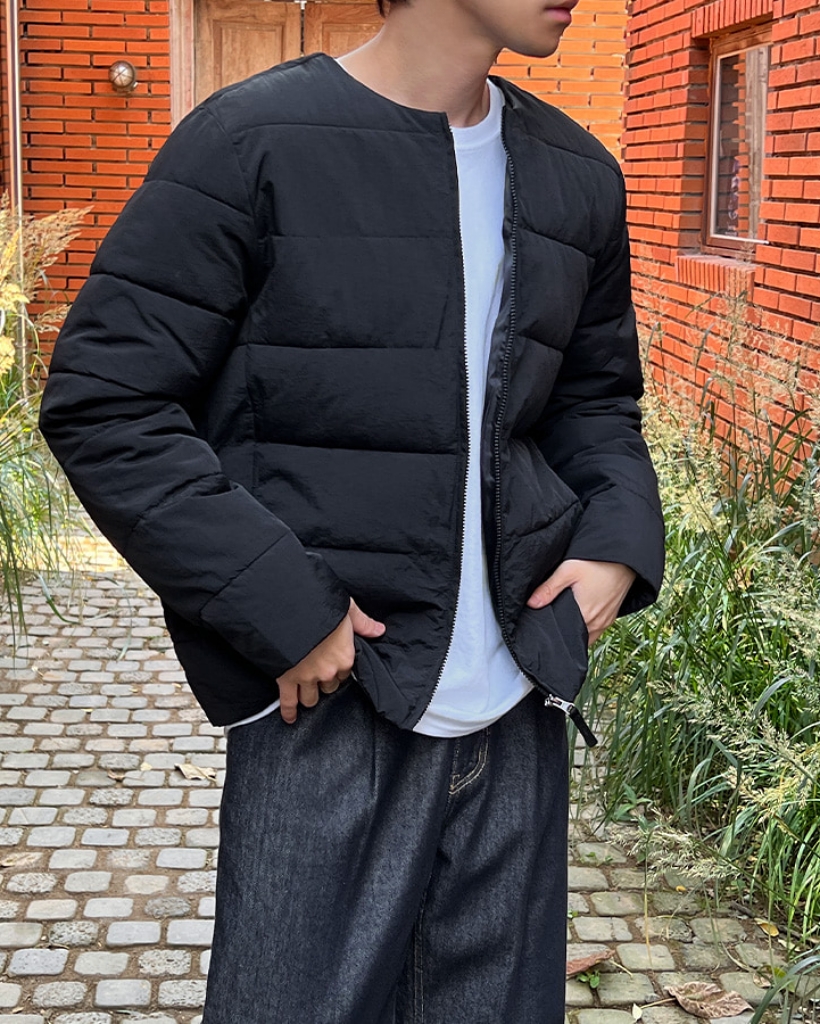 ラウンドキルティングダウンジャケット | ファッション通販