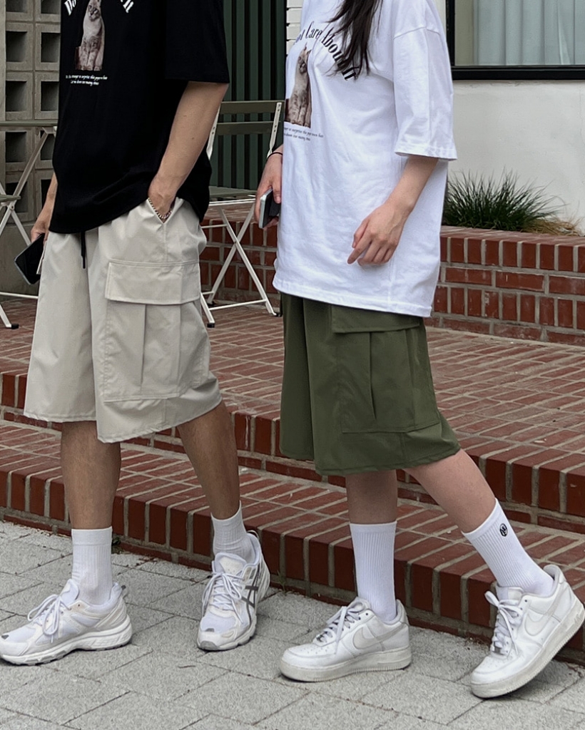 HIFIFNK デブナイロンパンツ FFEIN(フェイン)】ナイロントレッキングストレートパンツ