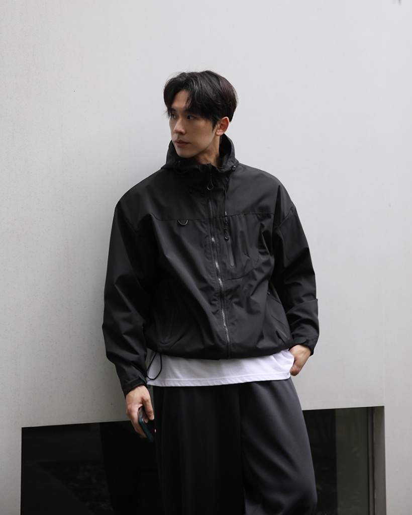 (2way)フード付きマウンテンパーカー