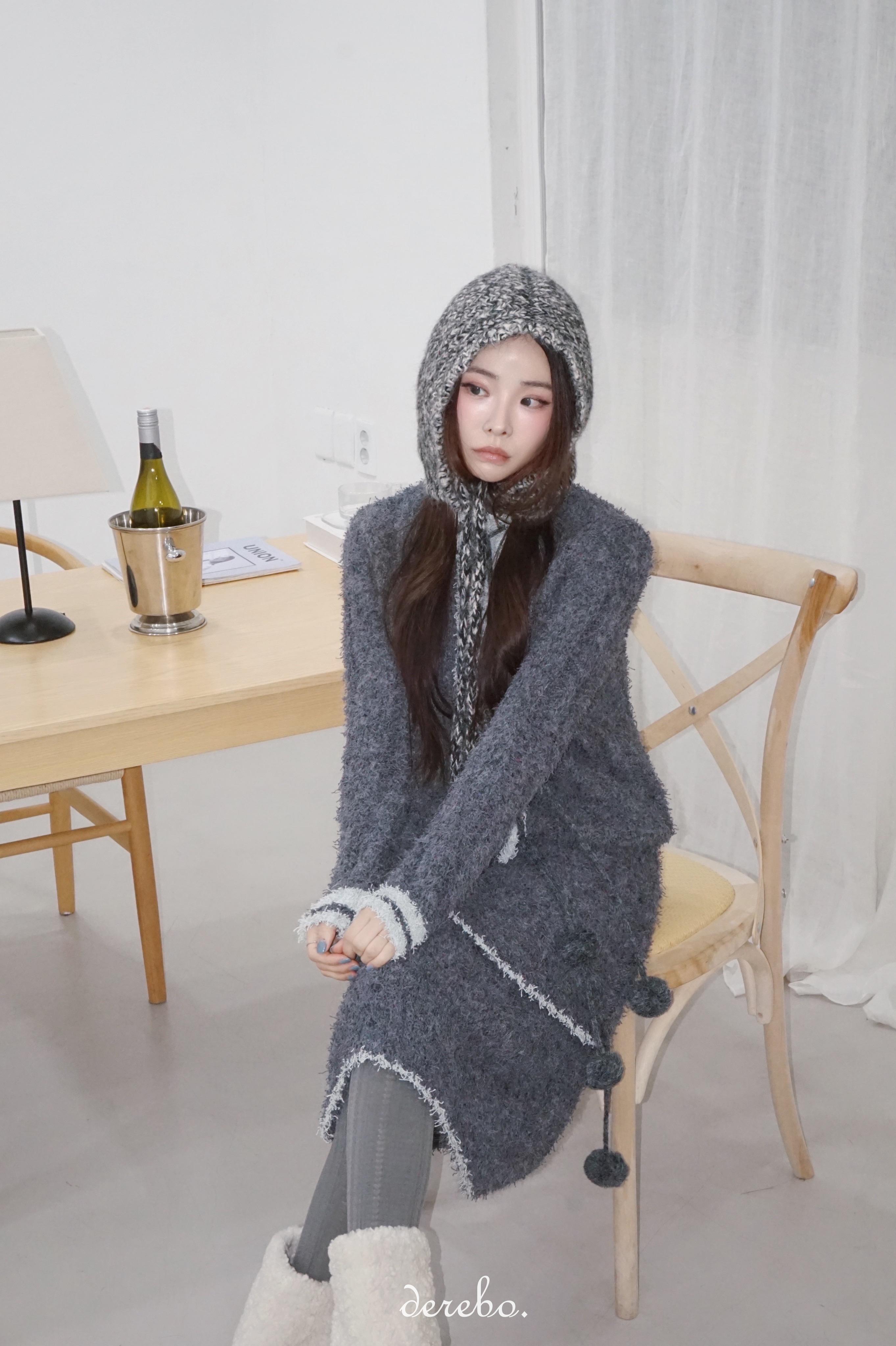 ミックスカラー ニット バラクラバ | ファッション通販サイト NUGU