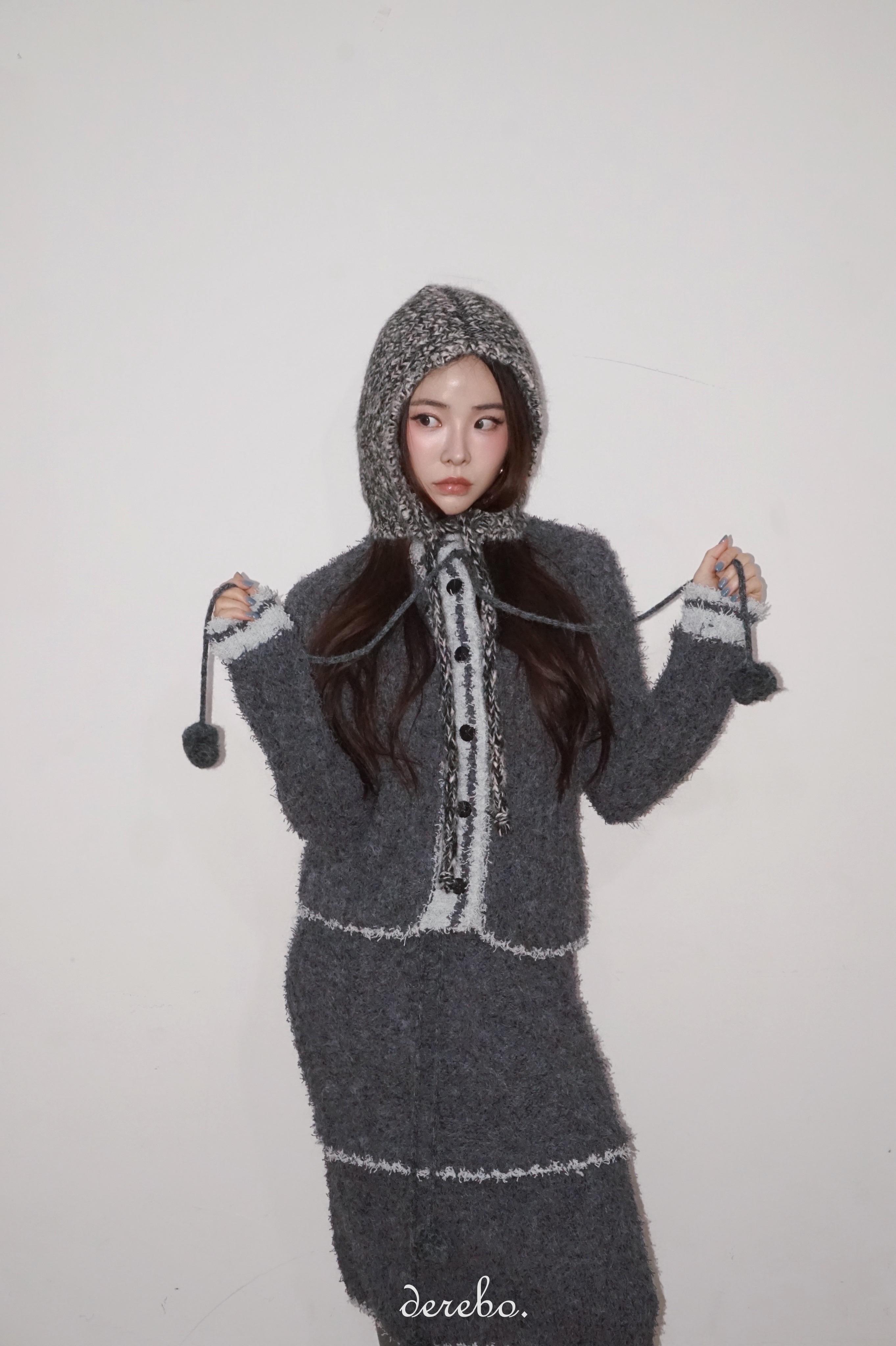 ミックスカラー ニット バラクラバ | ファッション通販サイト NUGU