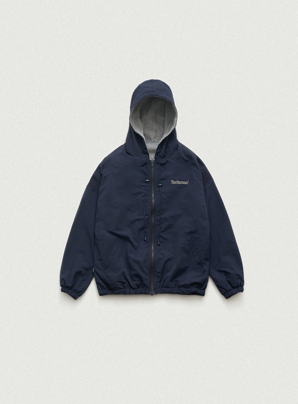 Snuggle Reversible Hooded Jacket_Navy