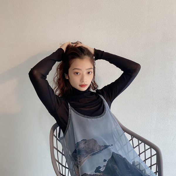 【関税込】 シースルー ノースリーブ Tシャツ - ブラック 商品詳細 | TRUSS（トラス） [ブランドサイト]