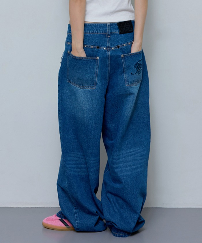 デニム・ジーパン OJOS Detachable Button Denim Pants 5BJH565 SHIOTA スーピマDENIM PANTSワイド#BOB | アーバンリサーチ