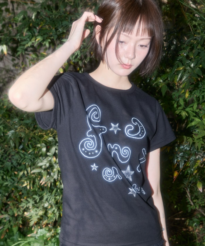 ◆NASTY FANCY CLUB◆ REBIRTH OF HEAVEN TEE (BLUE) F25QB116 REBIRTH OF HEAVEN TEE (BLACK) F25QB116 - FANCY CLUB | 60