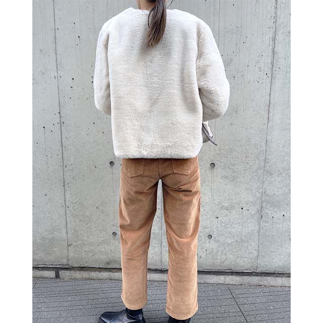 nugu アウター apricot fur jacket | ファッション通販サイト NUGU