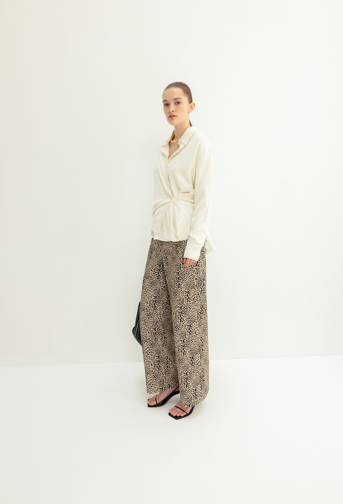 Leopard Cotton Pants Brown | ファッション通販サイト NUGU