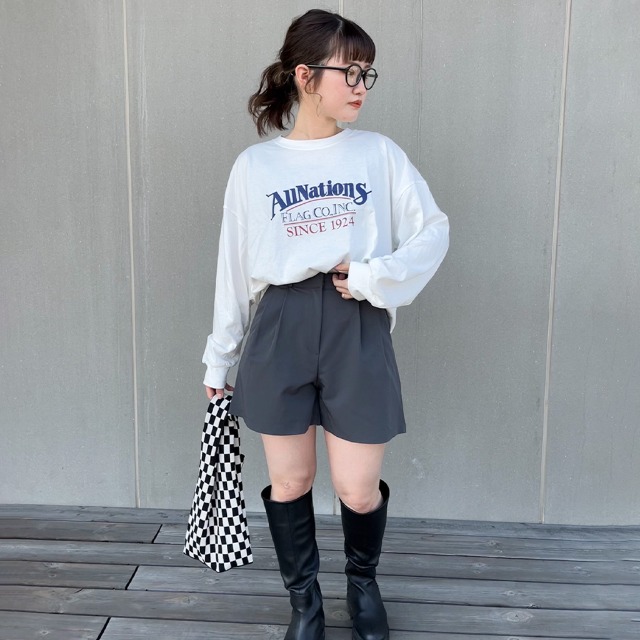 ダブルタックショートパンツ | ファッション通販サイト NUGU