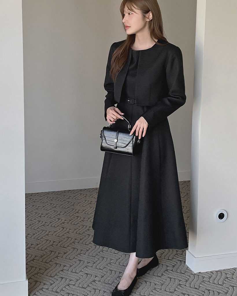 新品タグ付き✰　Theoryツイードワンピースとジャケットのセットアップ DRESS LAB（ドレスラボ） セットアップ 「セレモニースーツ/2点セット