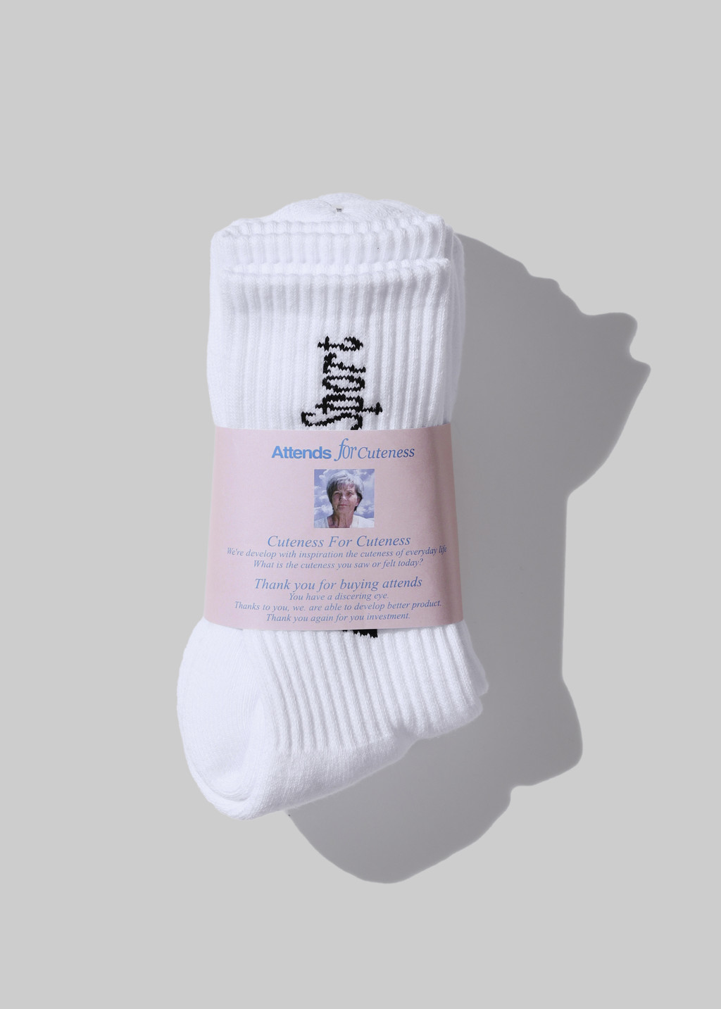 Attends Sports Socks 3packs(white)