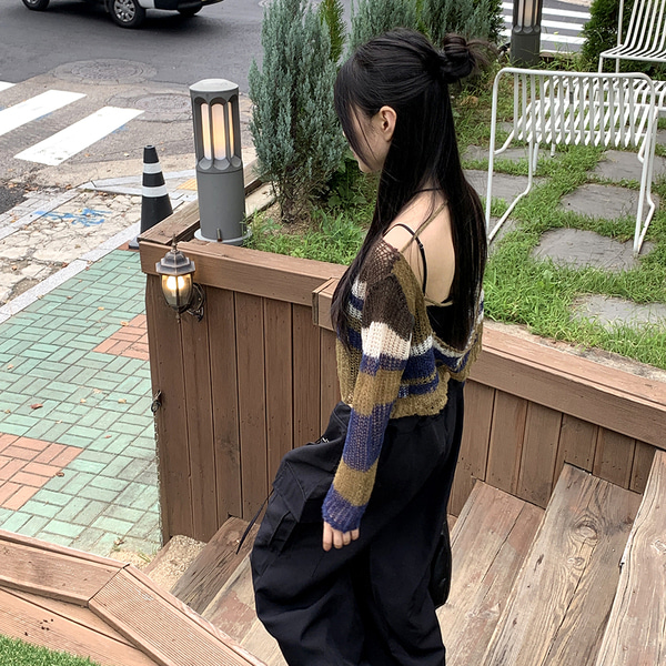 バックストラップクロップドニット | ファッション通販サイト NUGU