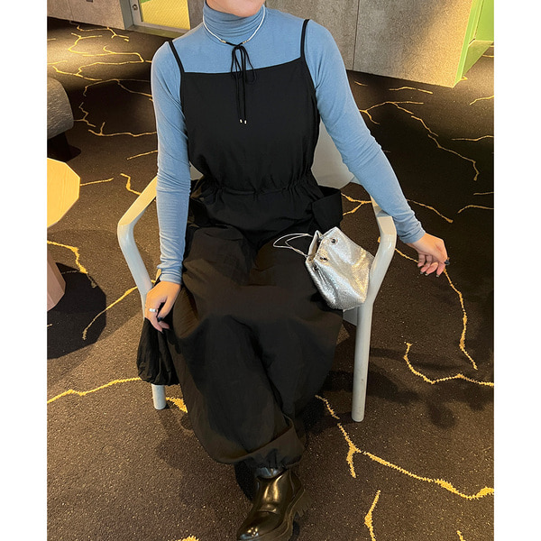 コムデギャルソン 【美品】ノースリーブ シャーリング ロングワンピース Ｍ コムデギャルソン 【美品】ノースリーブ シャーリング ロング