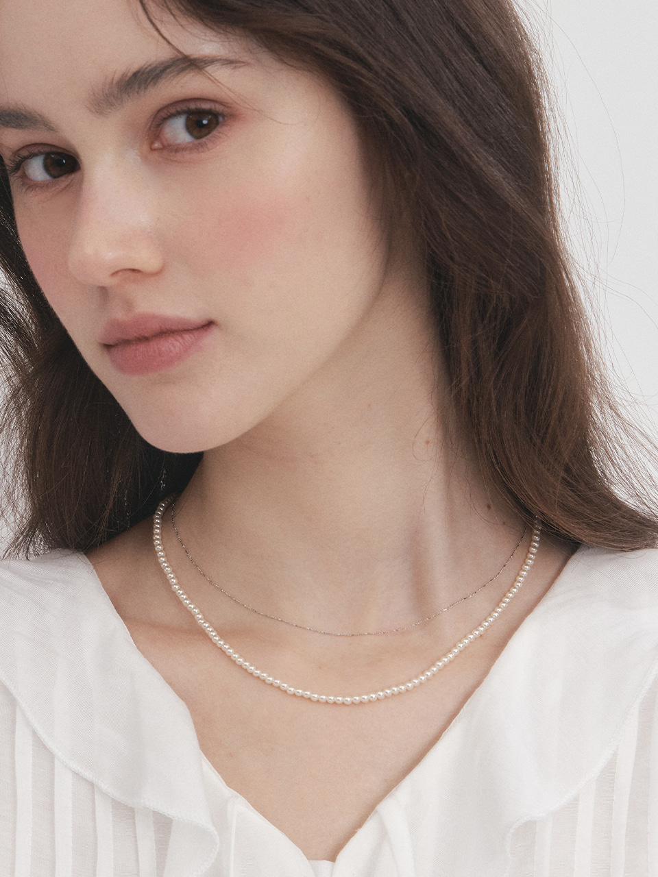 gleam pearl necklace set