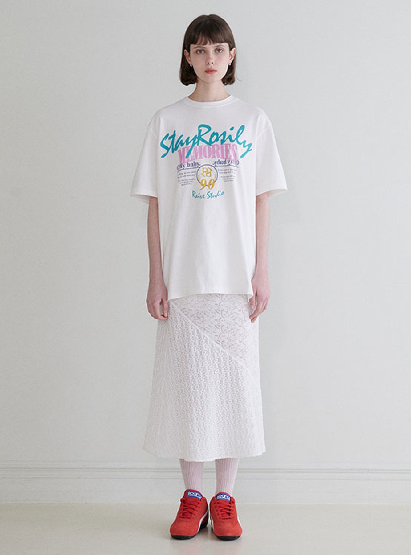 Saki Collage Top (Cream) | ファッション通販サイト NUGU