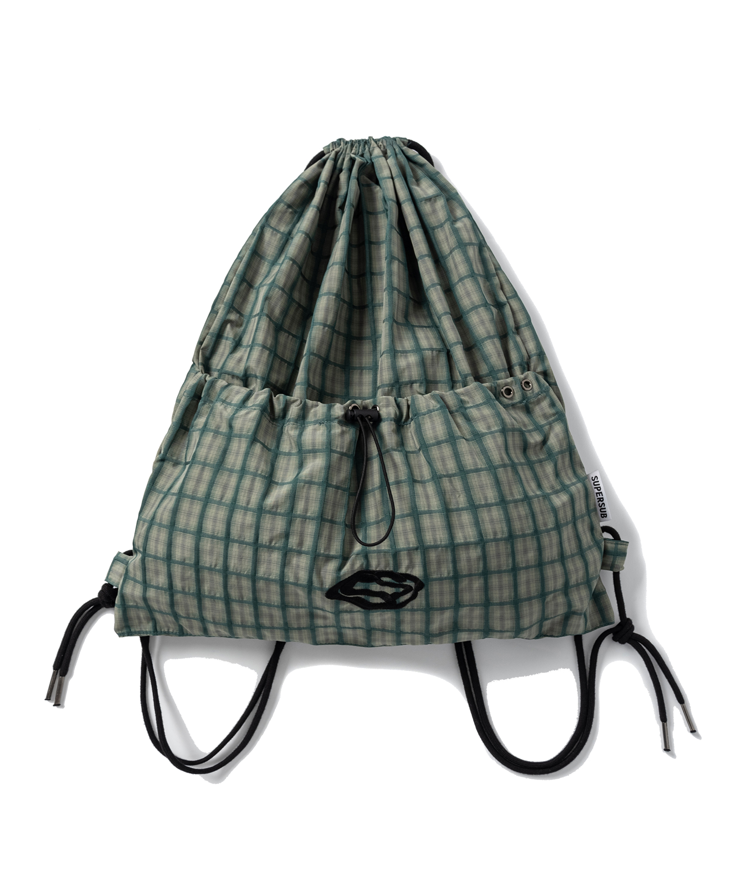 [SUPERSUB] SWAVER CHECK STRING BACKPACK /追跡付 swaver check string backpack - green | ファッション通販