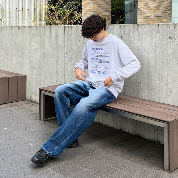 ウォッシュワイドデニムパンツ | ファッション通販サイト NUGU