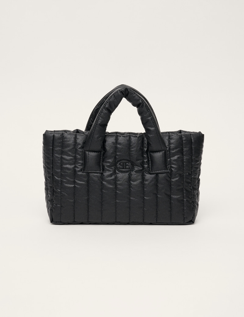 Check Mini Padding Bag (Black) | ファッション通販サイト NUGU