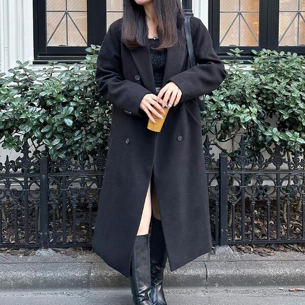 オーバーフィットダブルコート | ファッション通販サイト NUGU