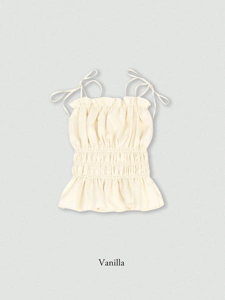 【samoyed】bon bon camisole (vanilla) MY SAMOYED] Bon Bon Camisole (Vanilla) | ファッション通販