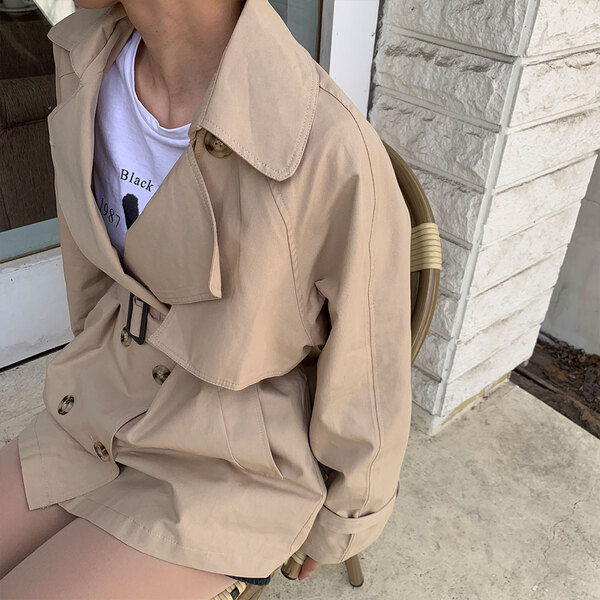 Nugu CHALSEA Keiさん ショートトレンチコート ショートトレンチコート | ファッション通販サイト NUGU