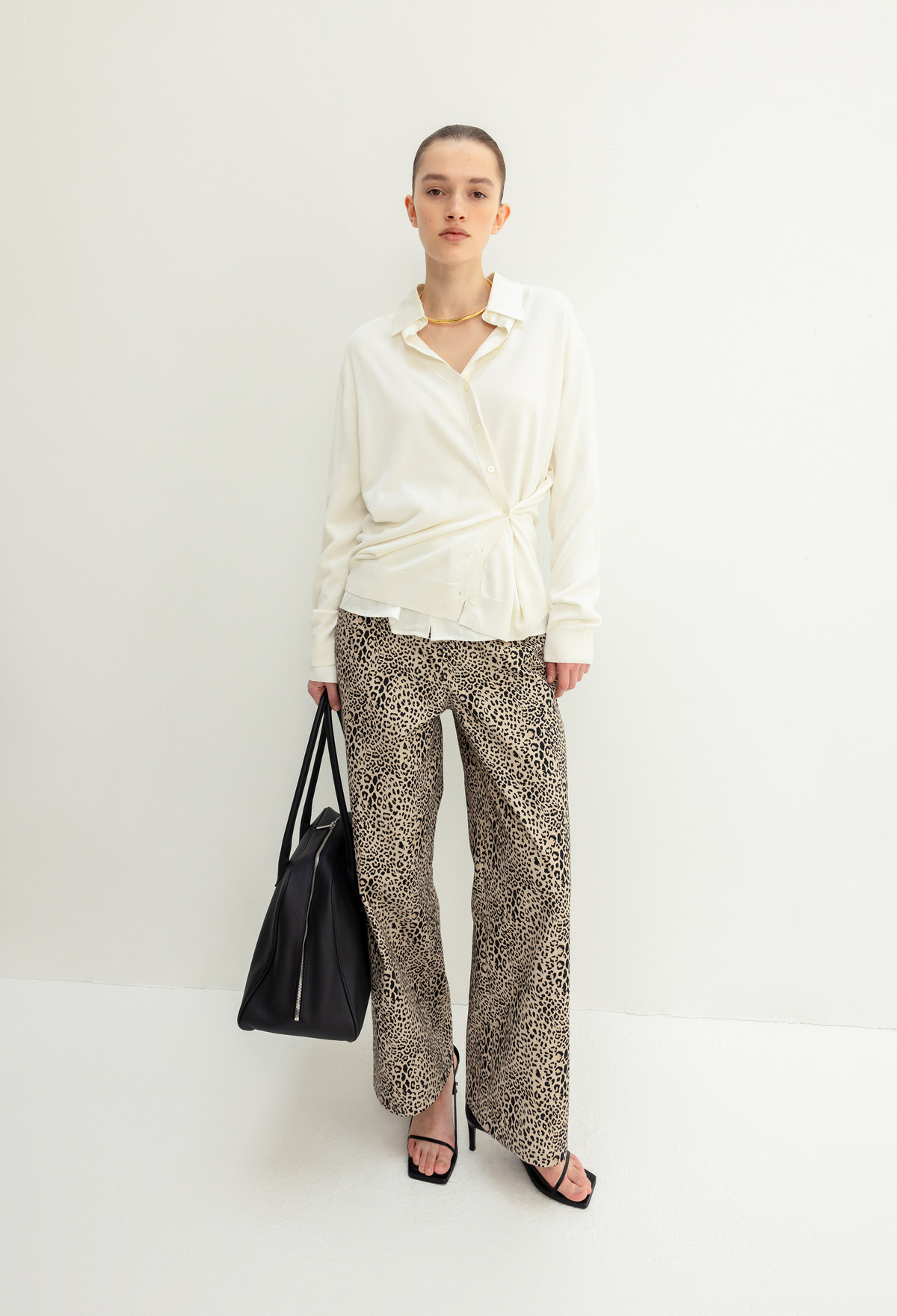 Silk 100% Cardigan Ivory