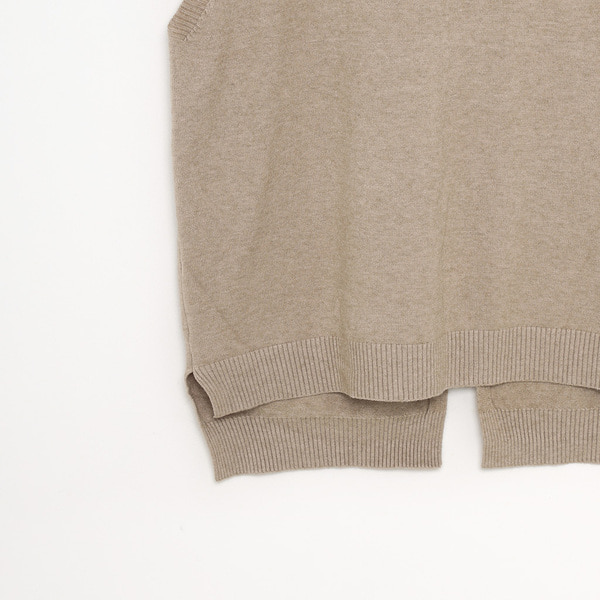 anuke バックオープン ニットベスト セール】anuke Mix Knit Vest ミックスニットベスト/62510513