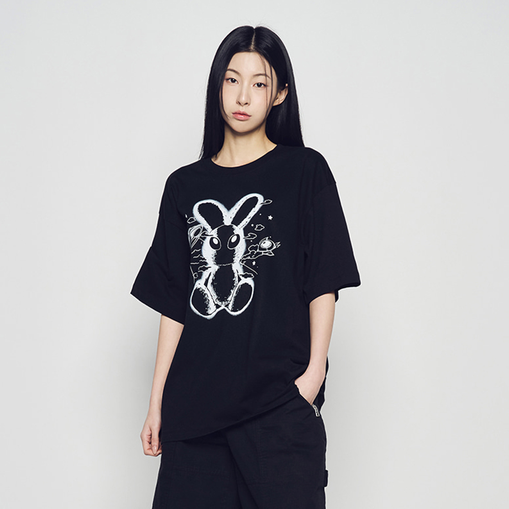 [ADLV] SOLO RABBIT ALIEN SHORT SLEEVE T-SHIRT /追跡付 acme de la vie