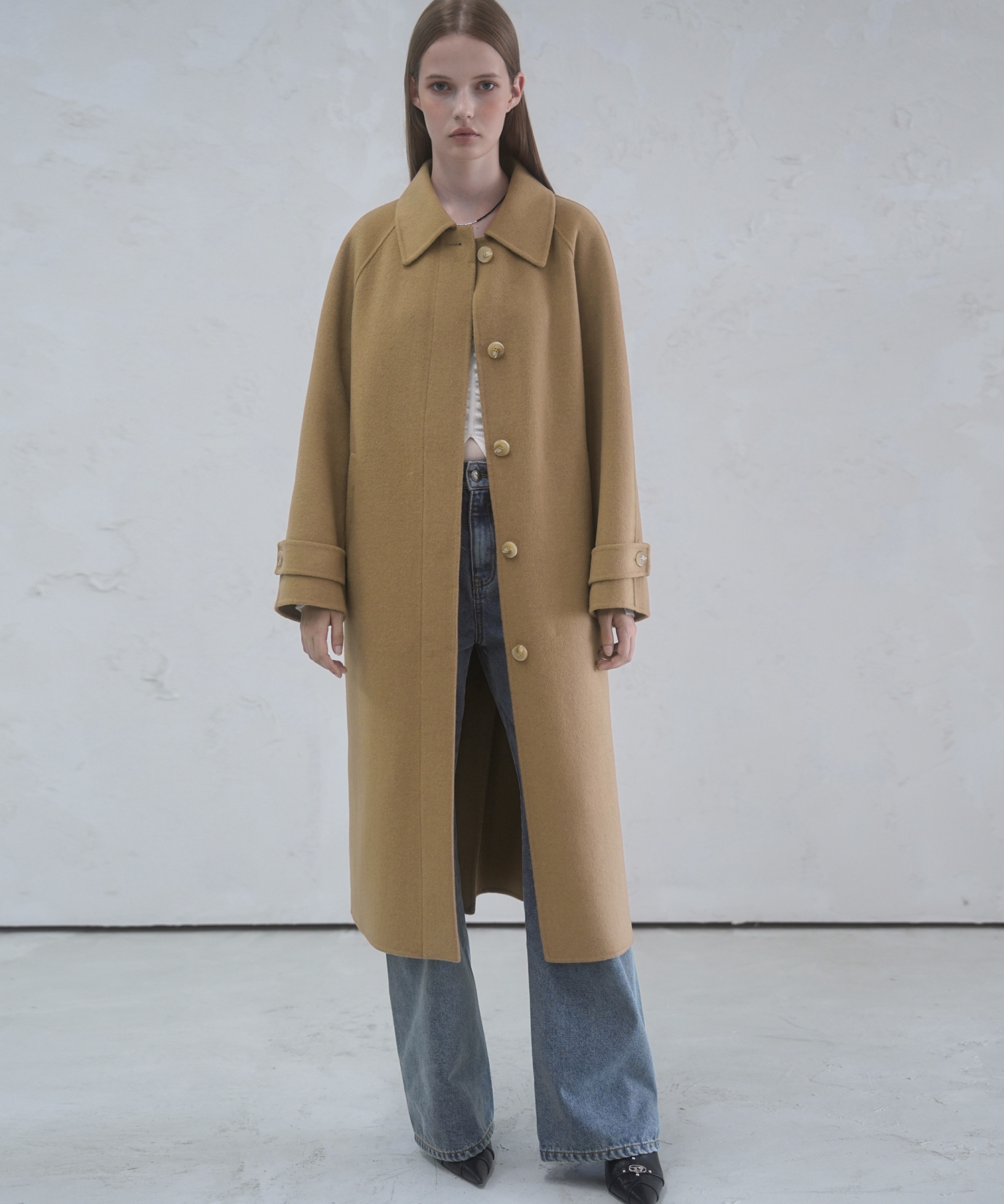Louvre Handmade Wool Coat CAMEL