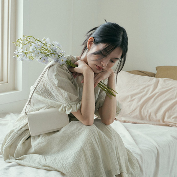 FOLNUA MINI TRIBAG IVORY - CRINKLE | ファッション通販サイト NUGU