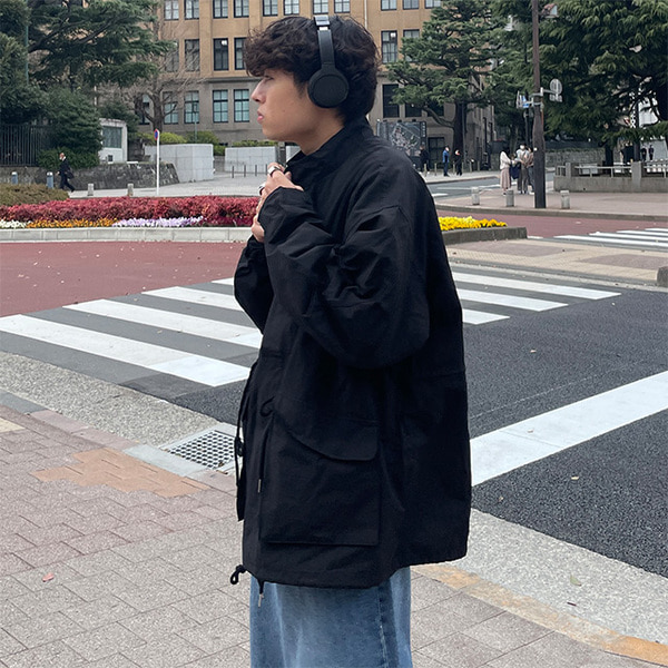SALE) ユニセックスオーバーサイズミリタリージャケット