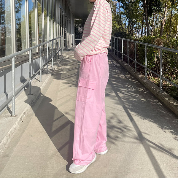 kolor カラー　カーゴパンツ　ピンクカモ　サイズ1 タイダイウエストカラーカーゴパンツ（全1色） / HWG1211