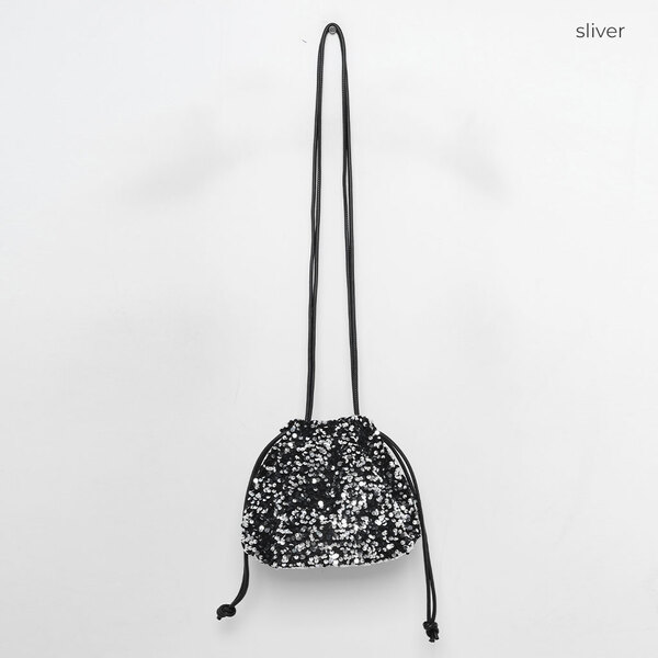 PURU　スパンコール　グレー38 スパンコールミニスカート | ファッション通販サイト NUGU