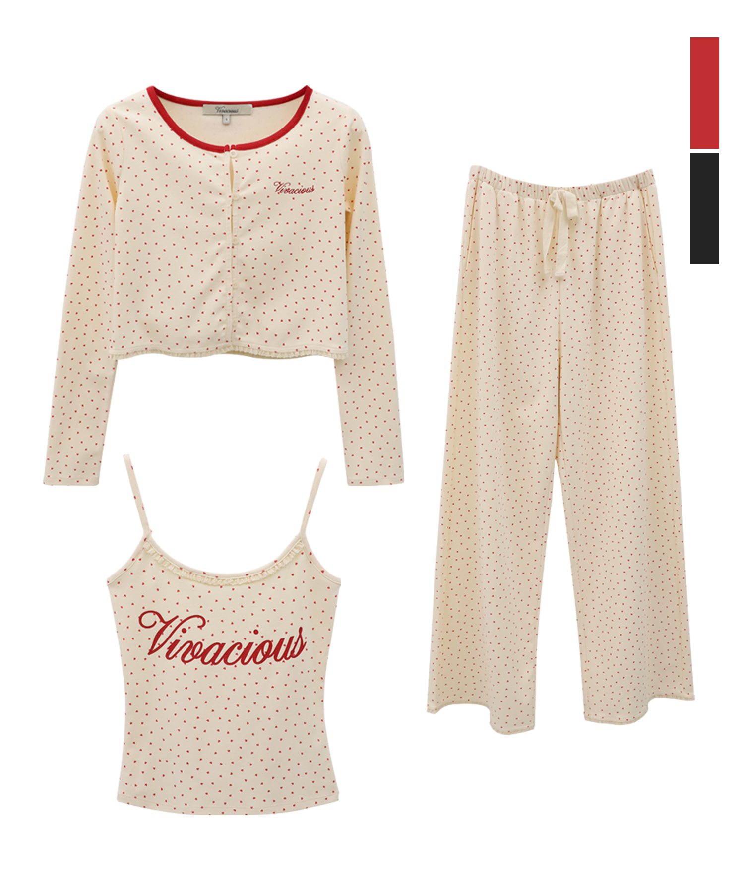 Darling Night Pajama Set_2Colors