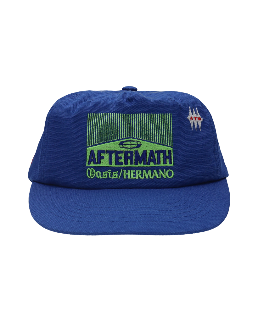 ATM CIGAR 5 PANNEL BALL CAP BLUE