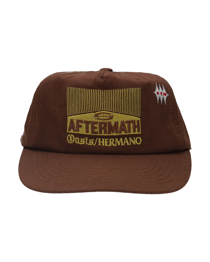 ATM CIGAR 5 PANNEL BALL CAP BROWN