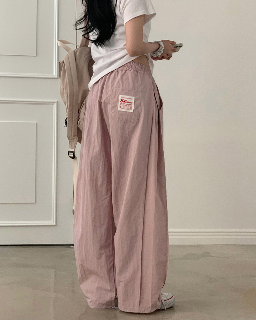 ナイロンタック入りワイドパンツ | ファッション通販サイト NUGU