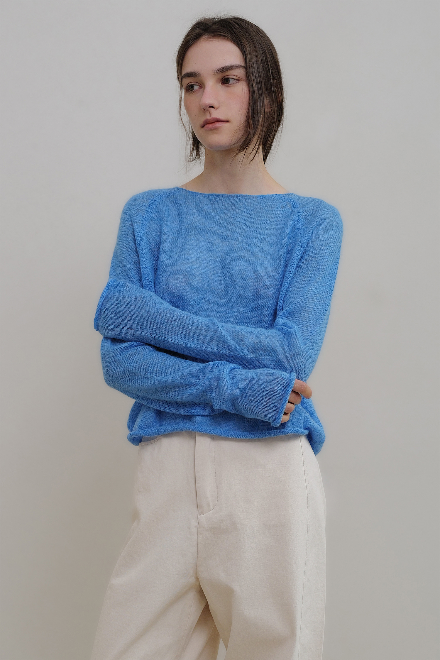 オトプケニット　o ARTICULATED DRIVERS KNIT SWEATER | Omar Afridi(オマールアフリディ