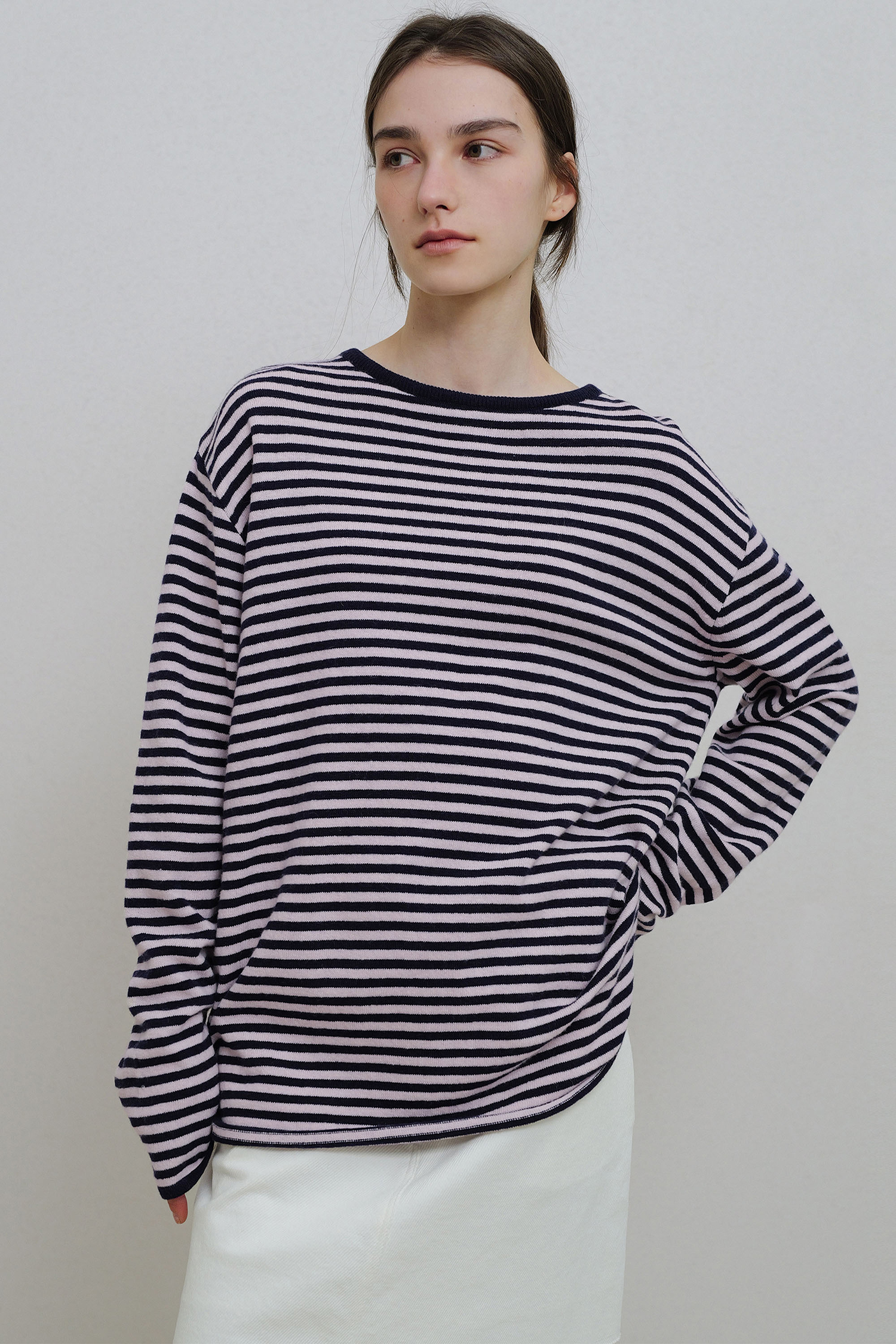 Meg stripe knit (pink)
