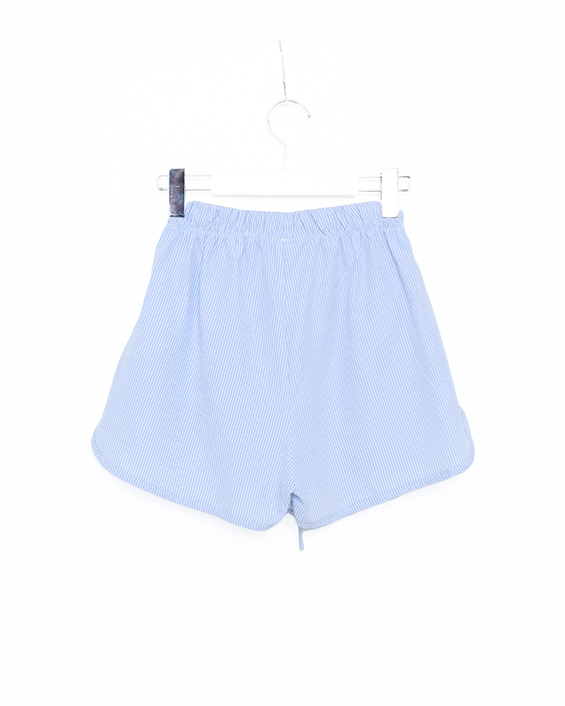 ルーズフィットシャツショートパンツセットアップ
