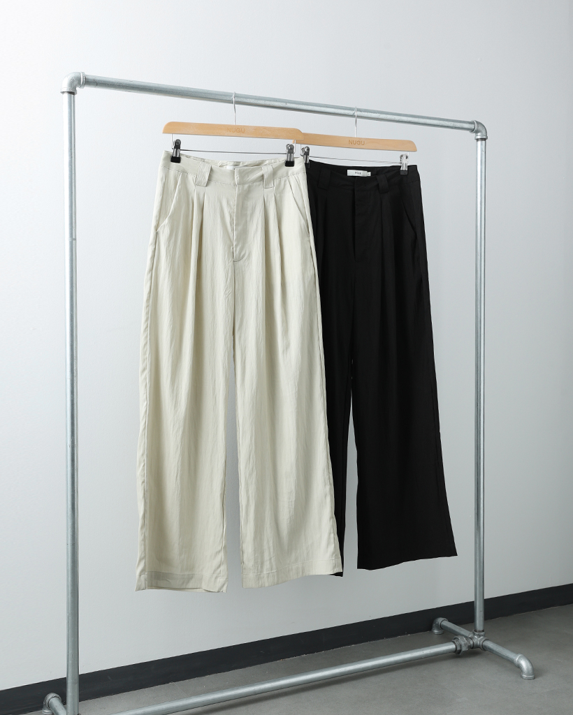 ORIGINAL) ツータックワイドパンツ(beige) | ファッション通販