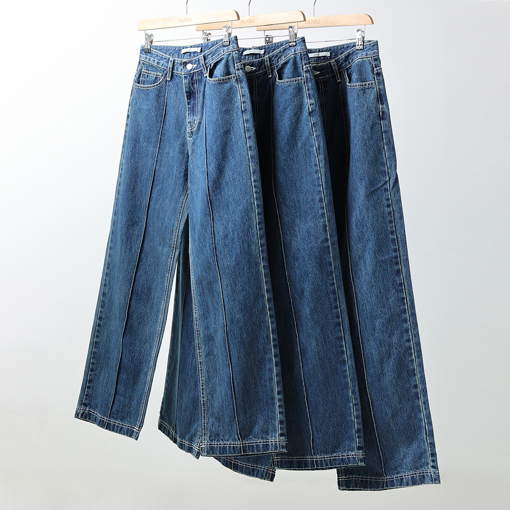 NUGU/clutch ストレートデニム 2色セット NUGU⁄clutch ストレートデニム 2色セット 12回再販](ORIGINAL