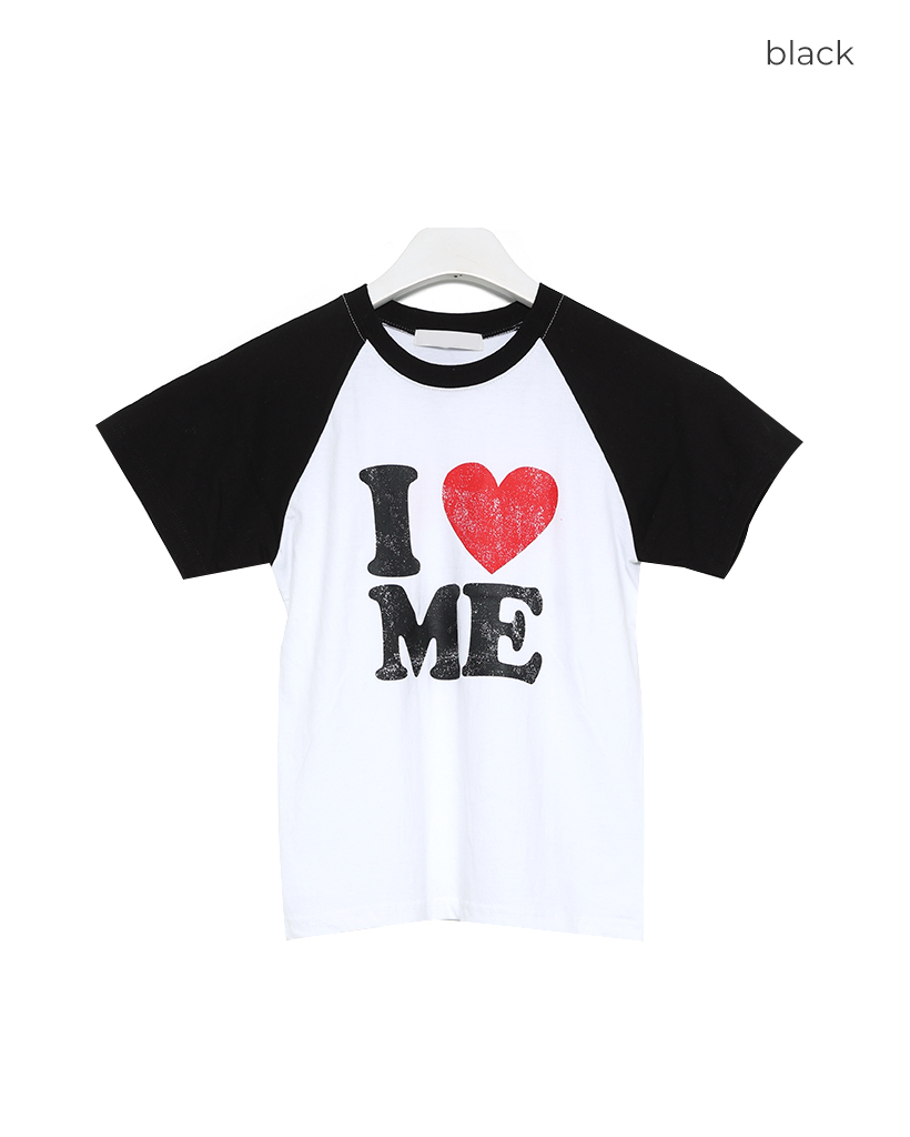 RHUDE ラバーズクラブ ロゴ プリント スラブ コットン Tシャツ loveレタリングラグランハーフスリーブTシャツ | ファッション