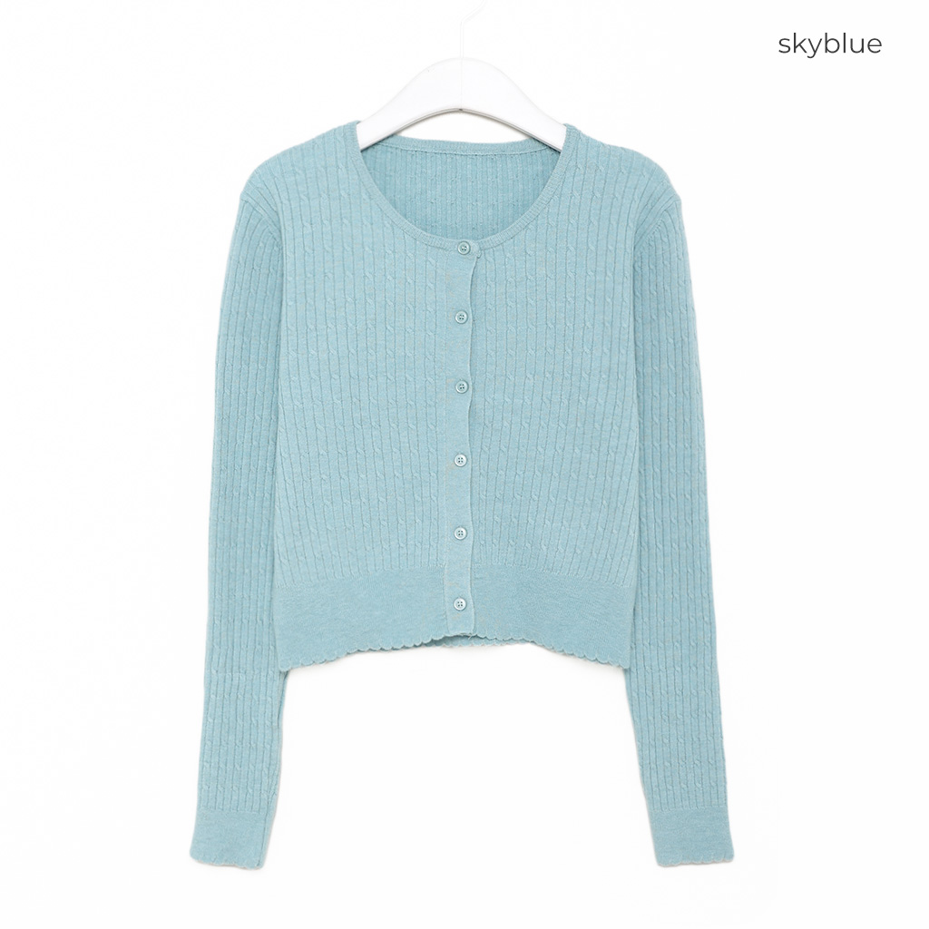 カーディガン No.1110 R cable knit CD (4color) カーディガン No.1110 R cable knit CD (4color) Joelle