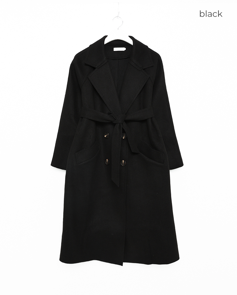 ダブルボタンロングコート | ファッション通販サイト NUGU