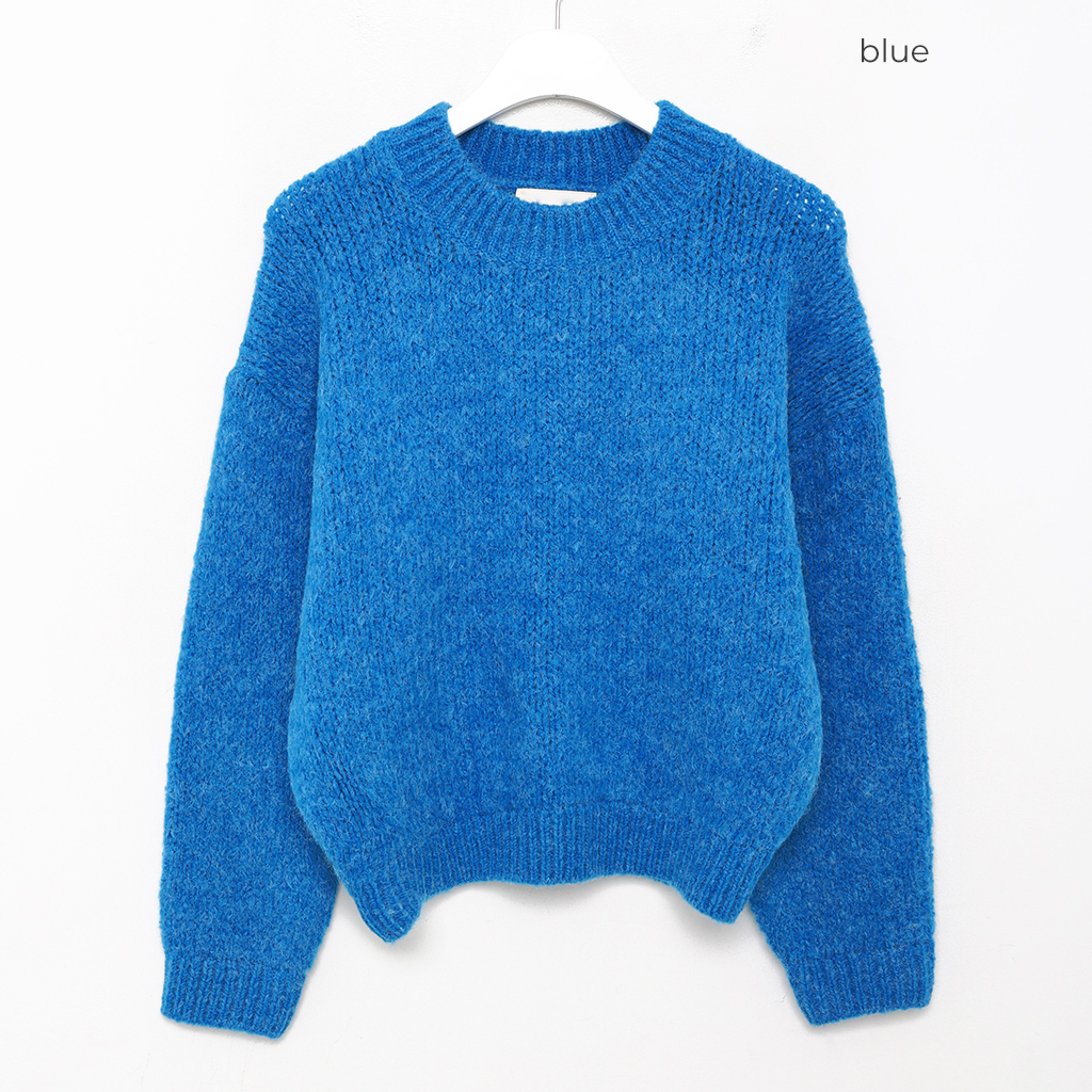 ウールアルパカラウンドニット | ファッション通販サイト NUGU