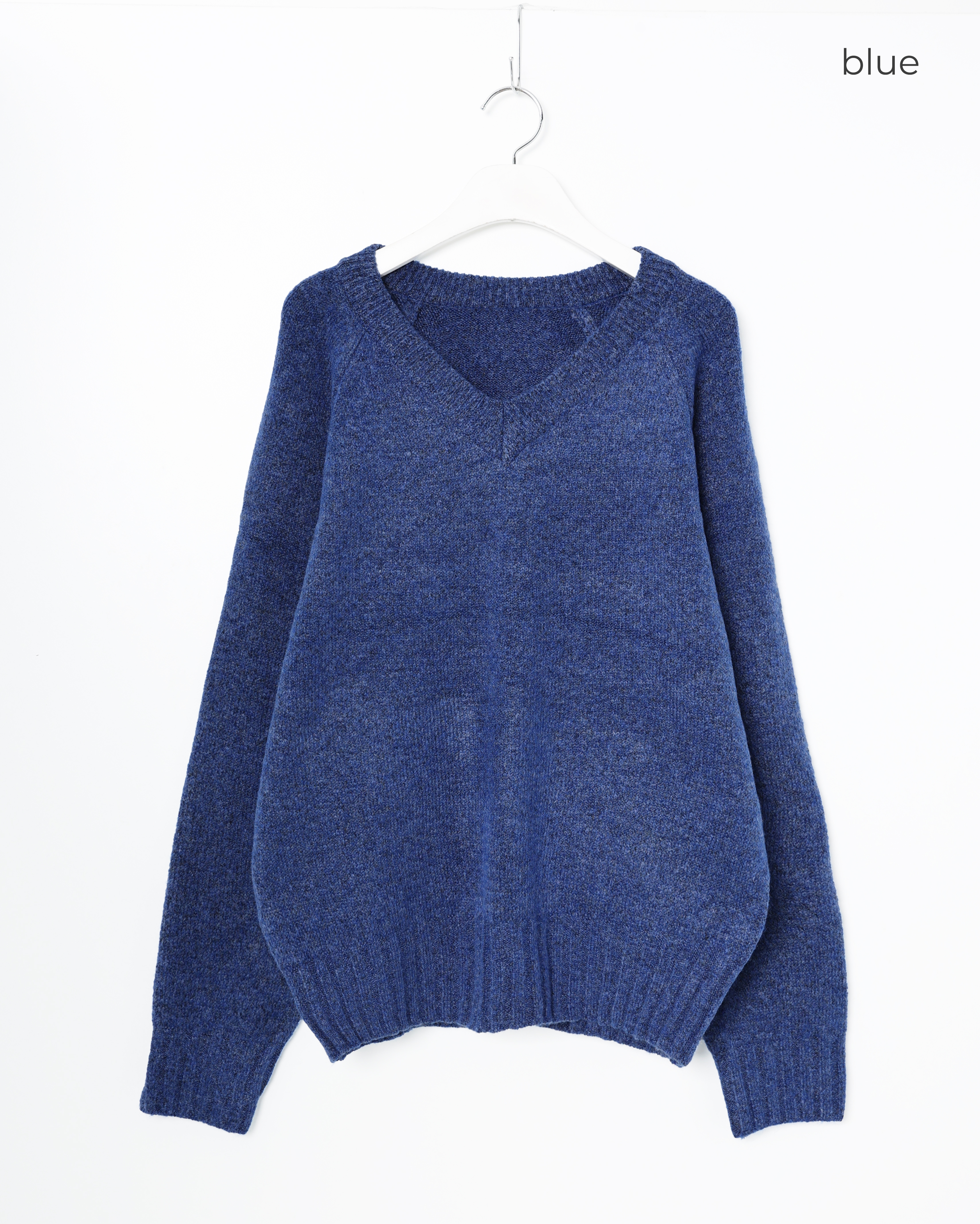 マルティニーク ♪ ダークネイビー Vネック ニット カシミヤミックスVネックプルオーバー｜martinique（マルティニーク