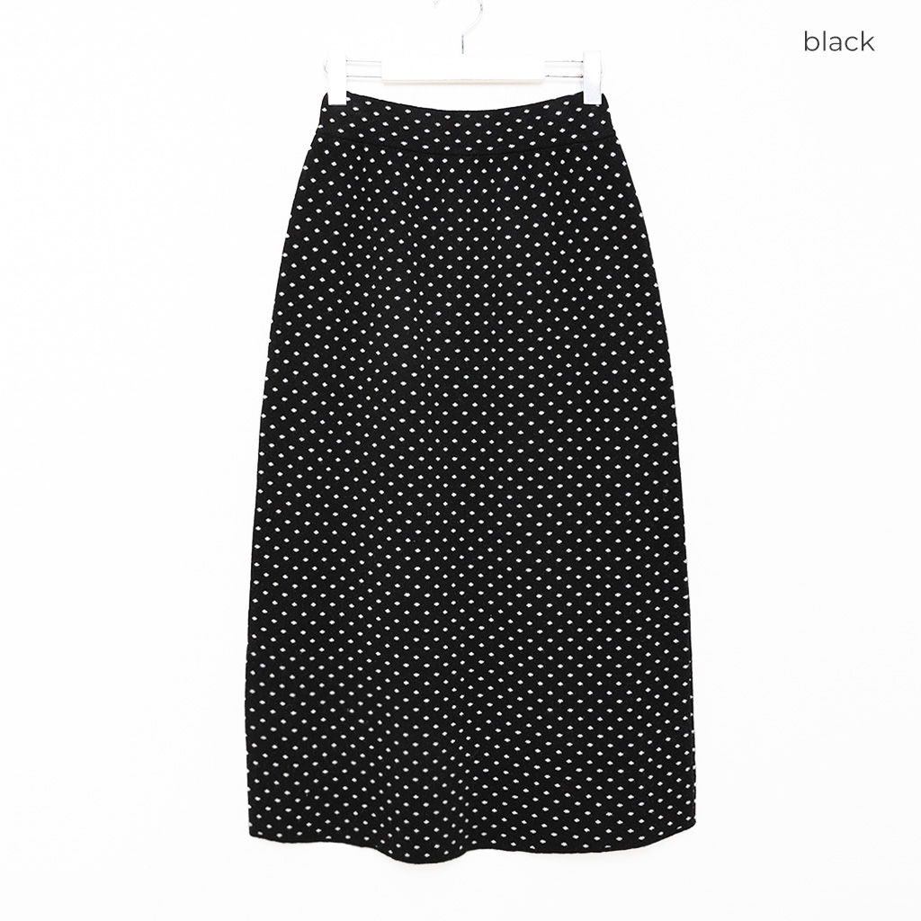 ドットペンシルロングスカート | ファッション通販サイト NUGU