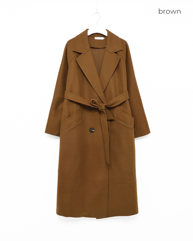 ダブルボタンロングコート | ファッション通販サイト NUGU